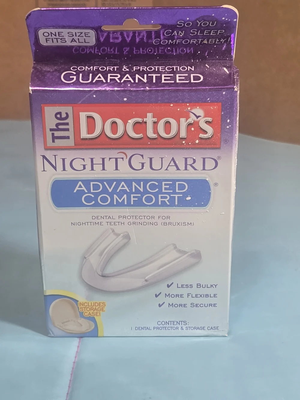 NightGuard Advanced Comfort - Purple/White Dental Protector